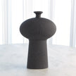 Global Views Black Stone Folk Vase