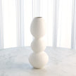 Global Views Matte White Torch Vase