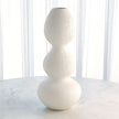 Global Views Matte White Torch Vase