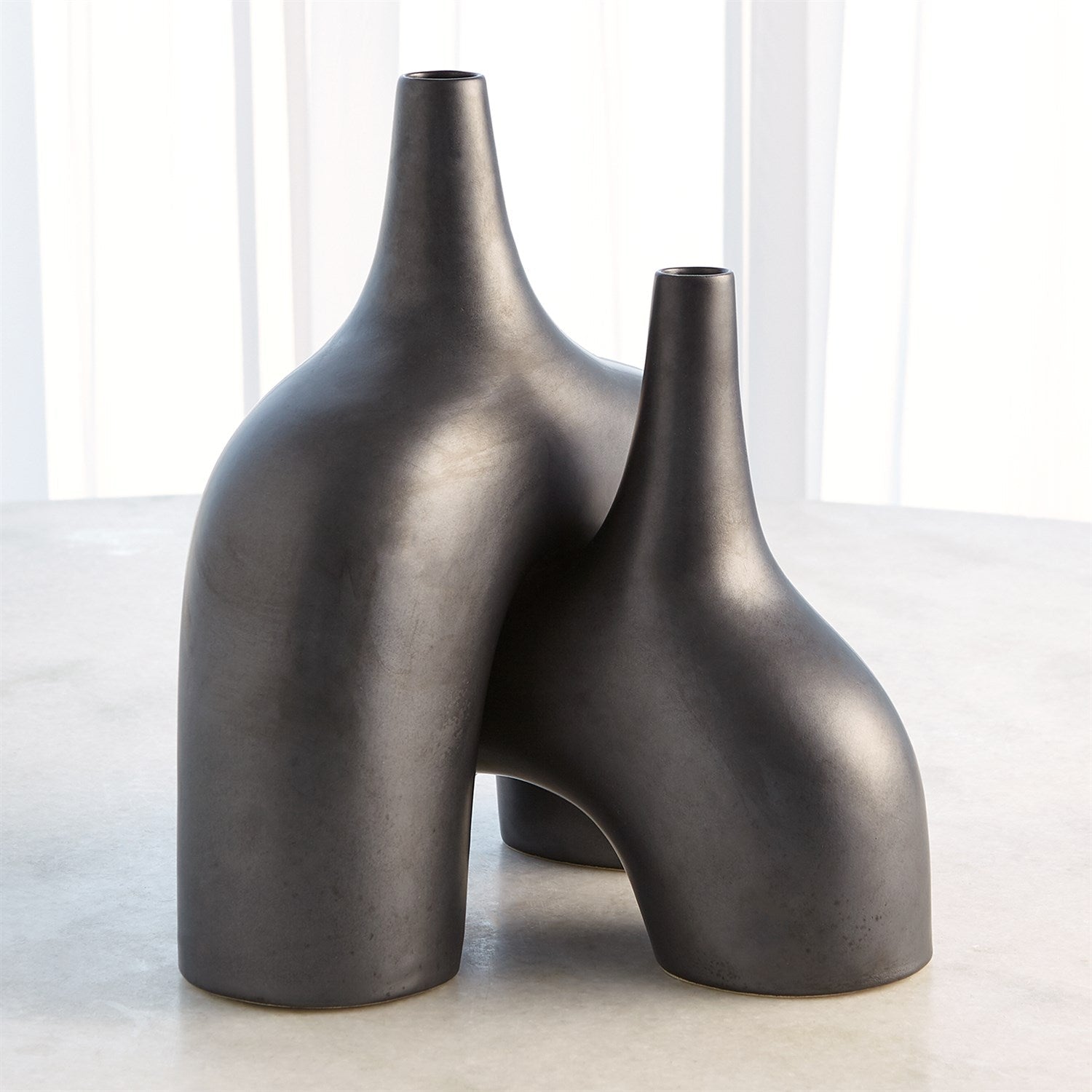 Global Views Black Stretch Vase