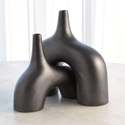 Global Views Black Stretch Vase