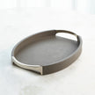 Global Views Roberts Tray - Fossil Grey
