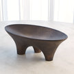 Global Views Bronze Opus Triple Leg Bowl