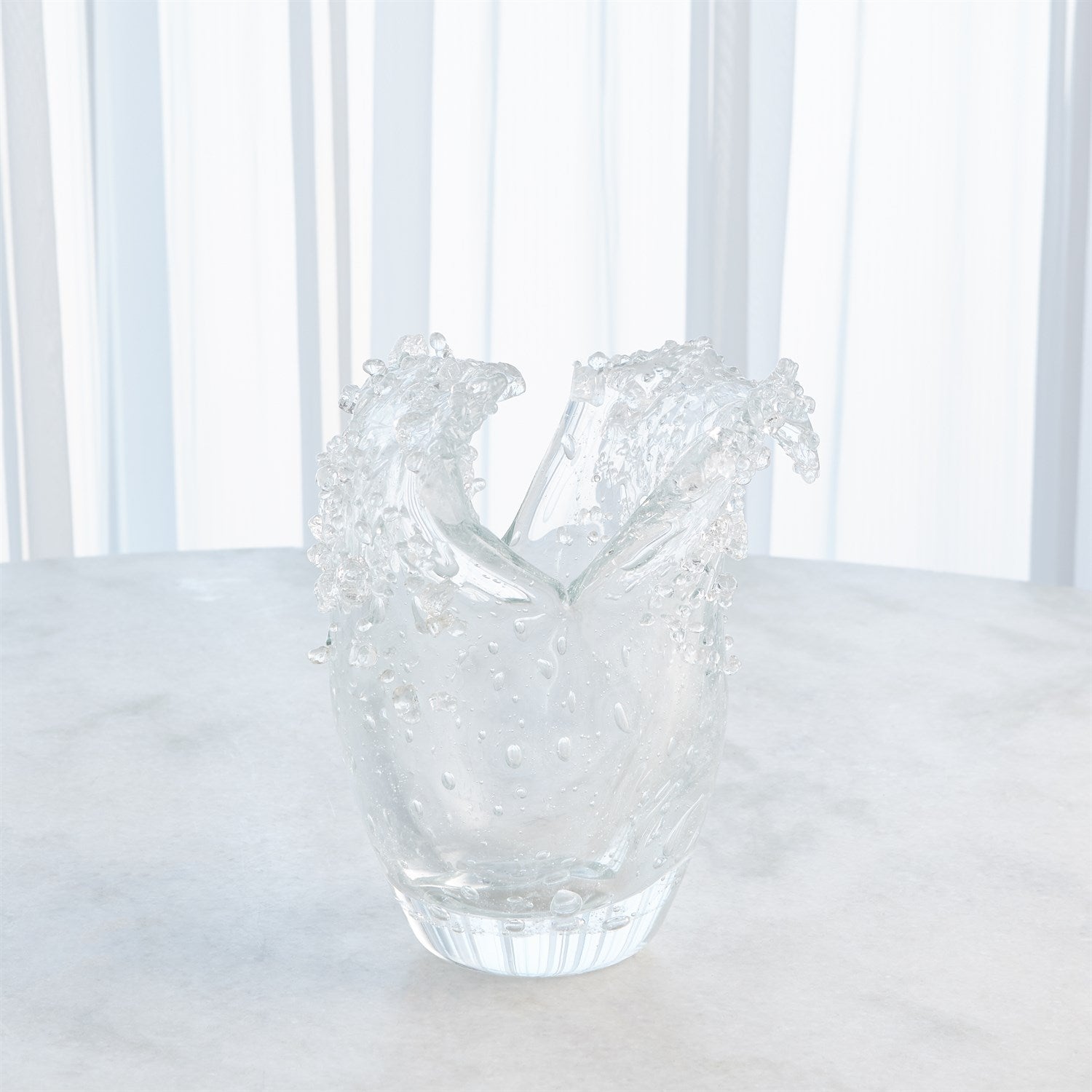 Global Views Clear Dual Wave Bowl Clearance