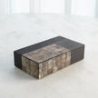 Global Views Gilles Ribbed Horn Resin Box