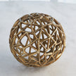 Global Views Antique Brass Jali Ball