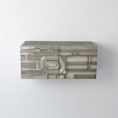 Global Views Abstract Block Two Door Cabinet