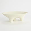 Global Views Ivory Opus Triple Leg Bowl