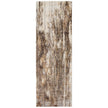 Feizy Parker 3705F Transitional Abstract Rug in Tan/Ivory/Brown