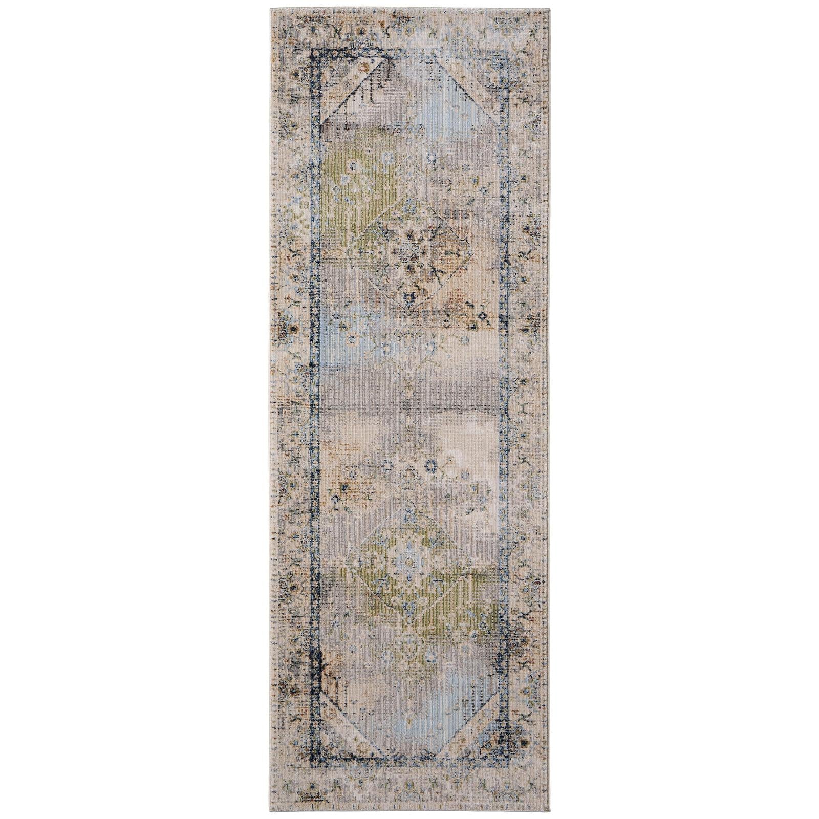 Feizy Melrose 39NZF Transitional Distressed Rug
