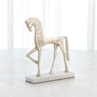Global Views Silver Roman Horse Clearance