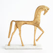 Global Views Gold Roman Horse