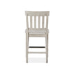 Magnussen Home Bronwyn Alabaster Counter Chair Set of 2