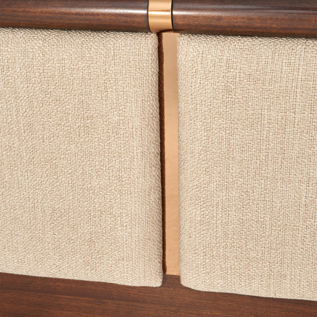 Michael Amini Mason Park Platform Bed with Lift Mechanism - Umber