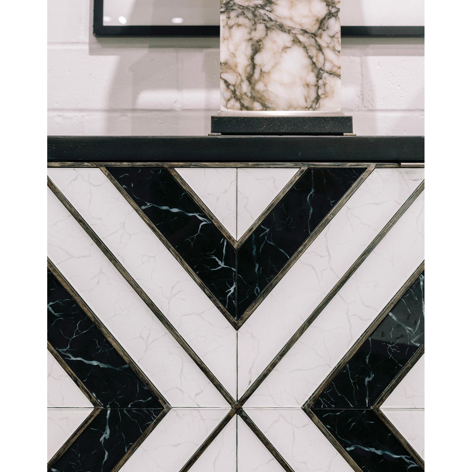 Hooker Furniture Sanctuary Noir Et Blanc Entertainment Console