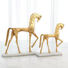 Global Views Gold Roman Horse