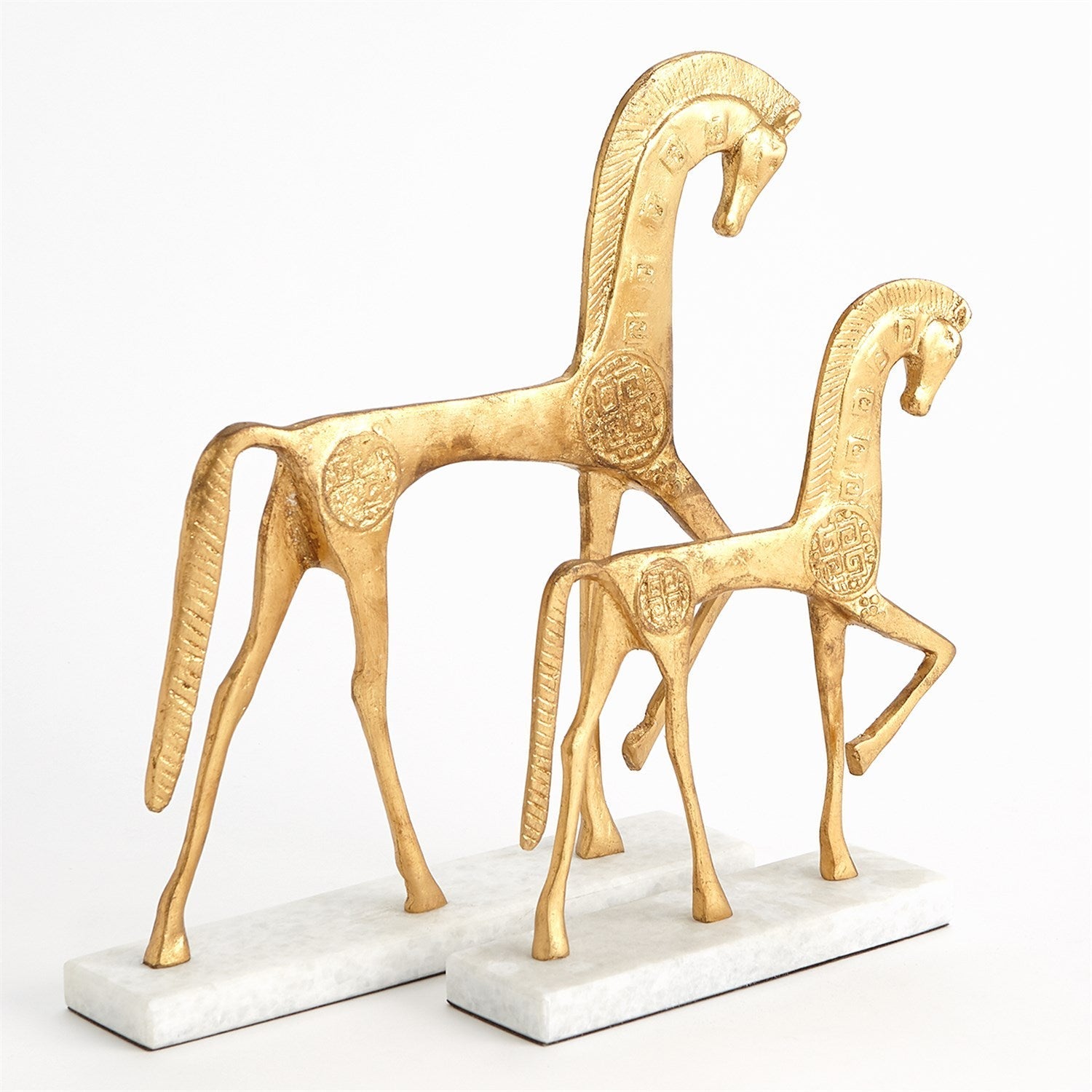 Global Views Gold Roman Horse