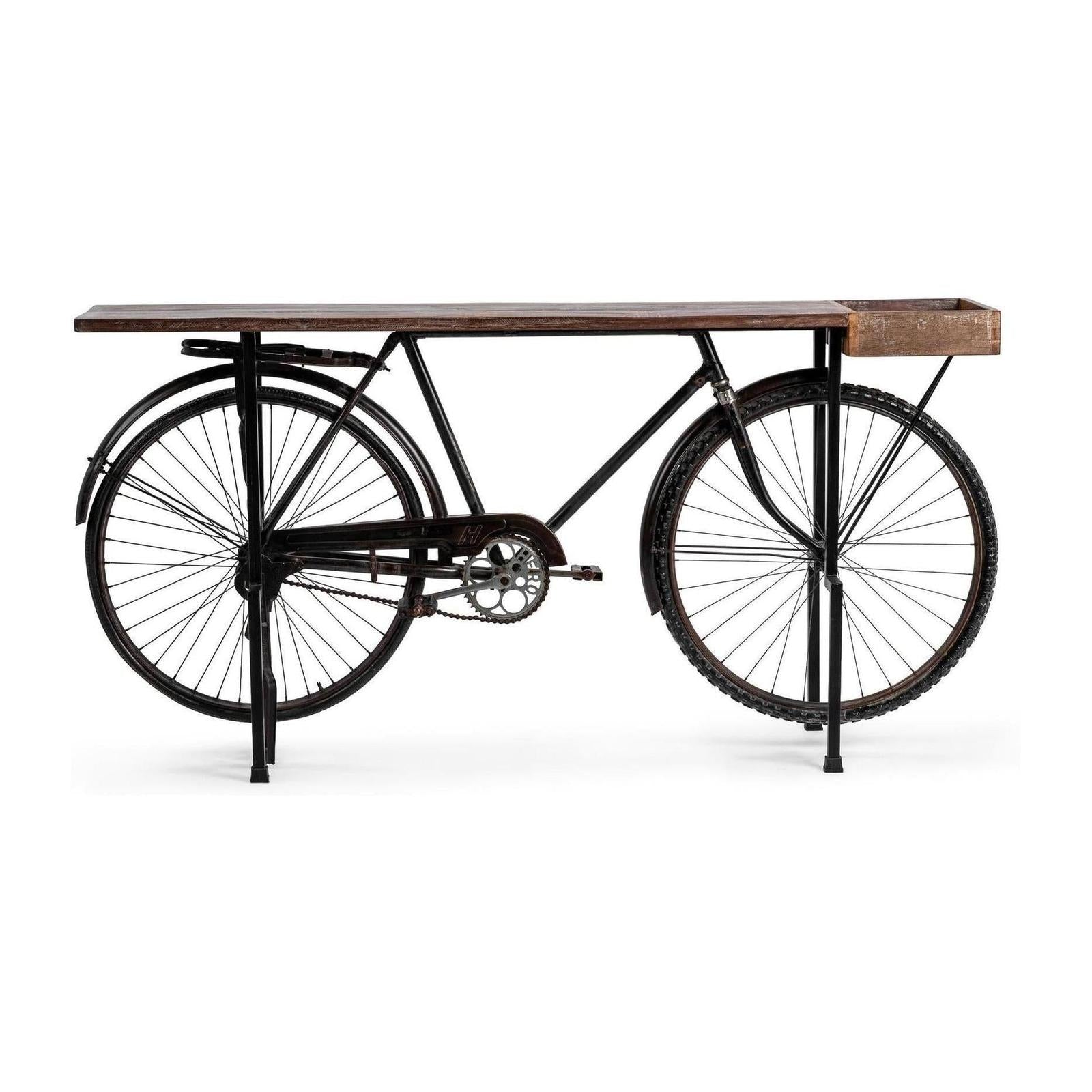 Classic Home Cycle Reclaimed Wood Counter Table