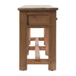 Classic Home Ezra Reclaimed Wood 6 Drawer Console Table