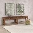 Classic Home Ezra Reclaimed Wood 6 Drawer Console Table