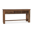 Classic Home Ezra Reclaimed Wood 3Dwr Console Table