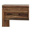 Classic Home Ezra Reclaimed Wood 3Dwr Console Table