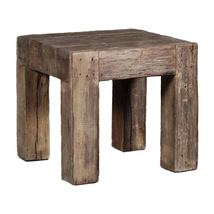 Classic Home Giza Reclaimed Wood End Table