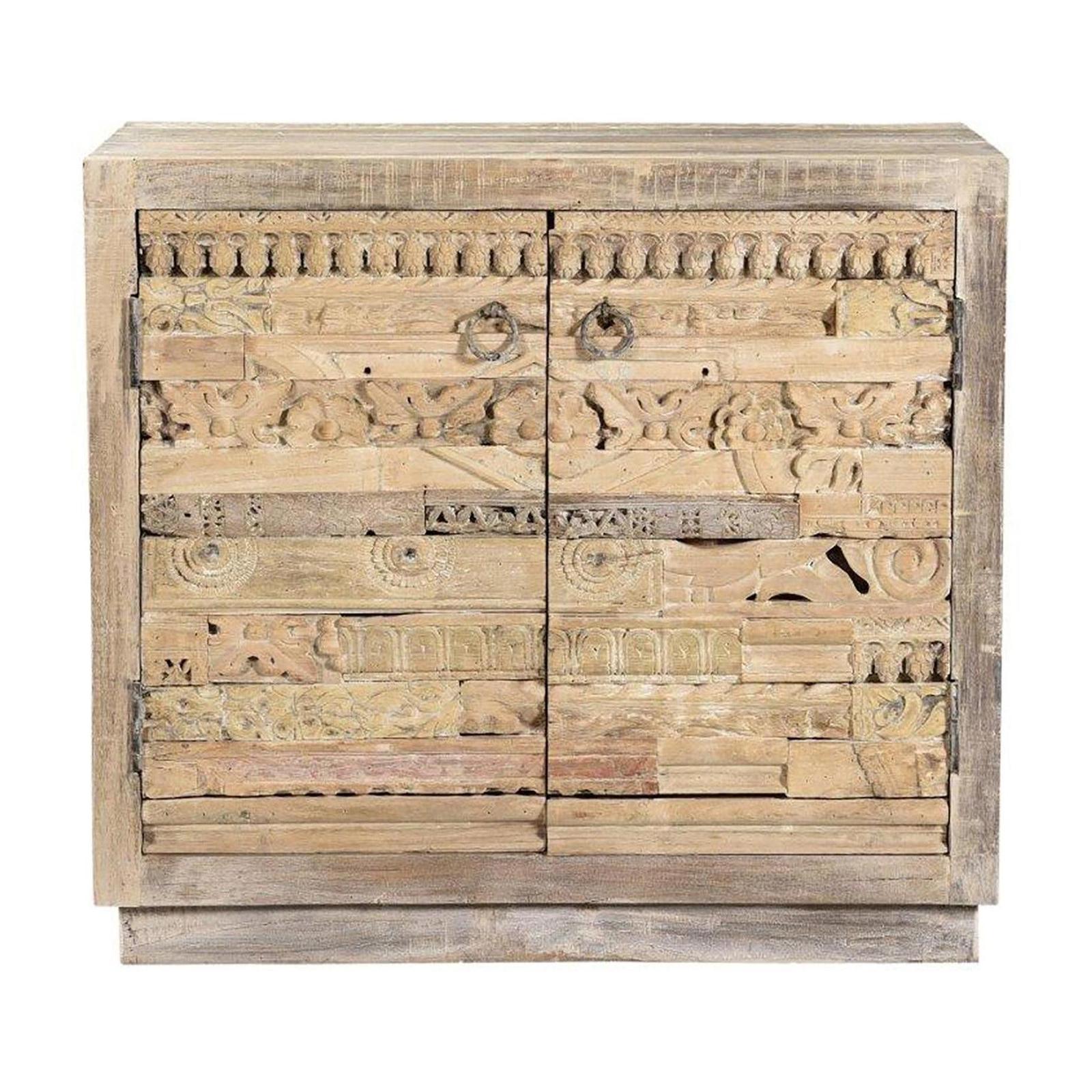 Classic Home Alta Reclaied Wood 2 Door Cabinet