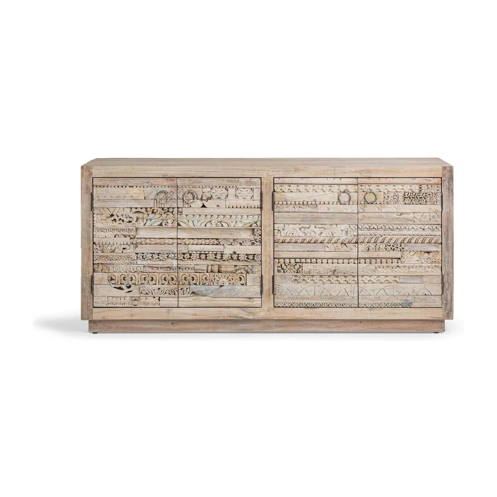 Classic Home Alta Reclaimed Wood 4 Door Cabinet LTS