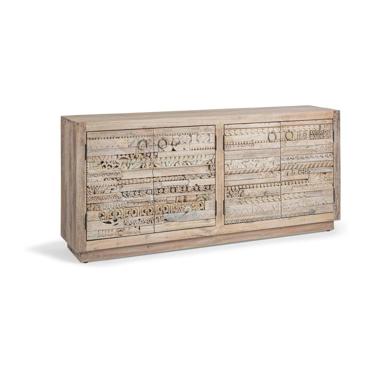 Classic Home Alta Reclaimed Wood 4 Door Cabinet LTS
