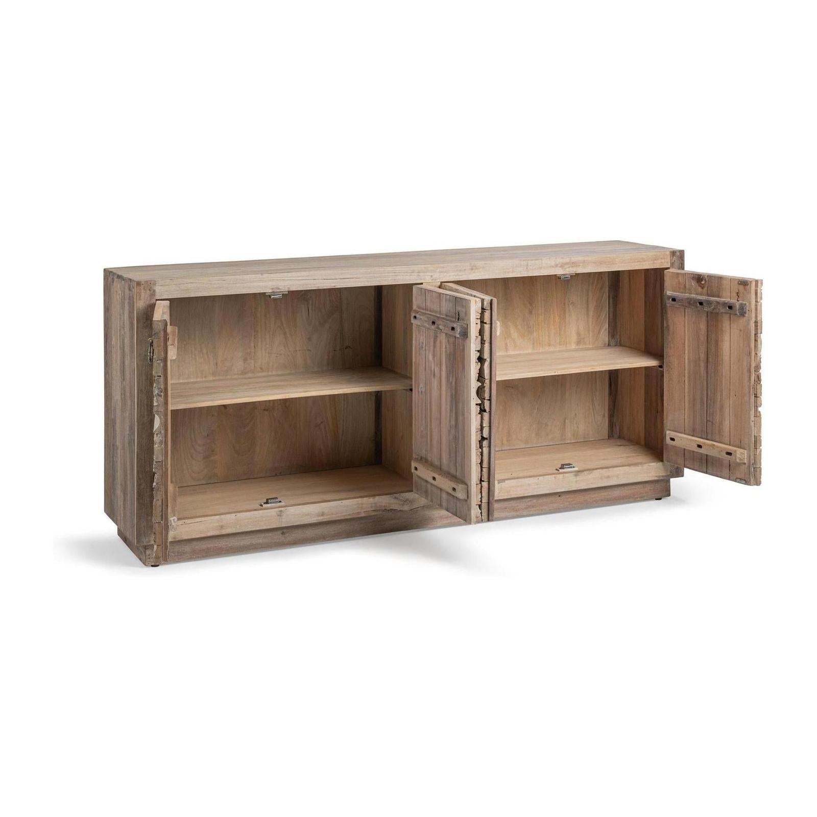 Classic Home Alta Reclaimed Wood 4 Door Cabinet LTS