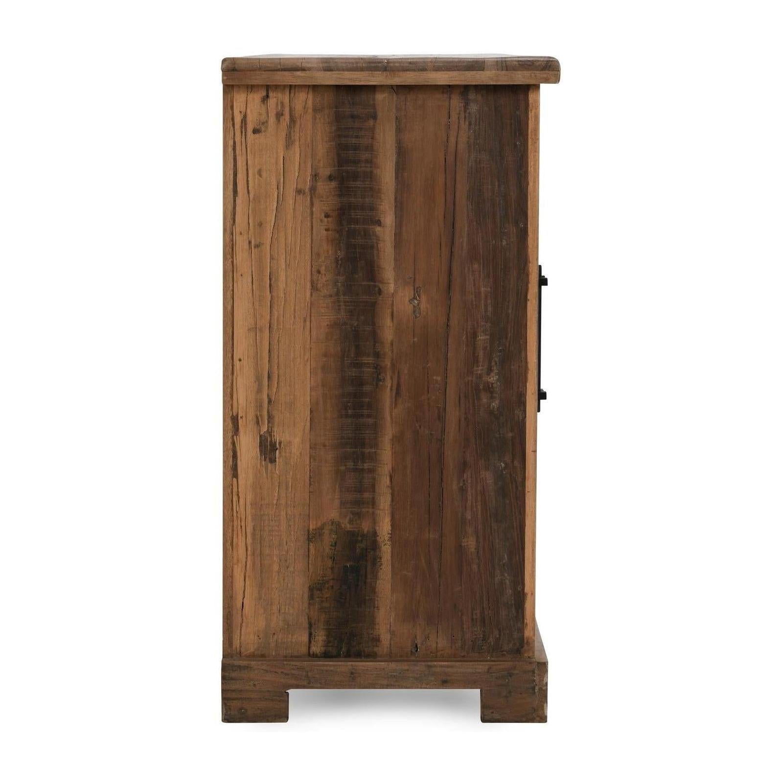 Classic Home Zion Reclaimed Wood 4 Door Cabinet