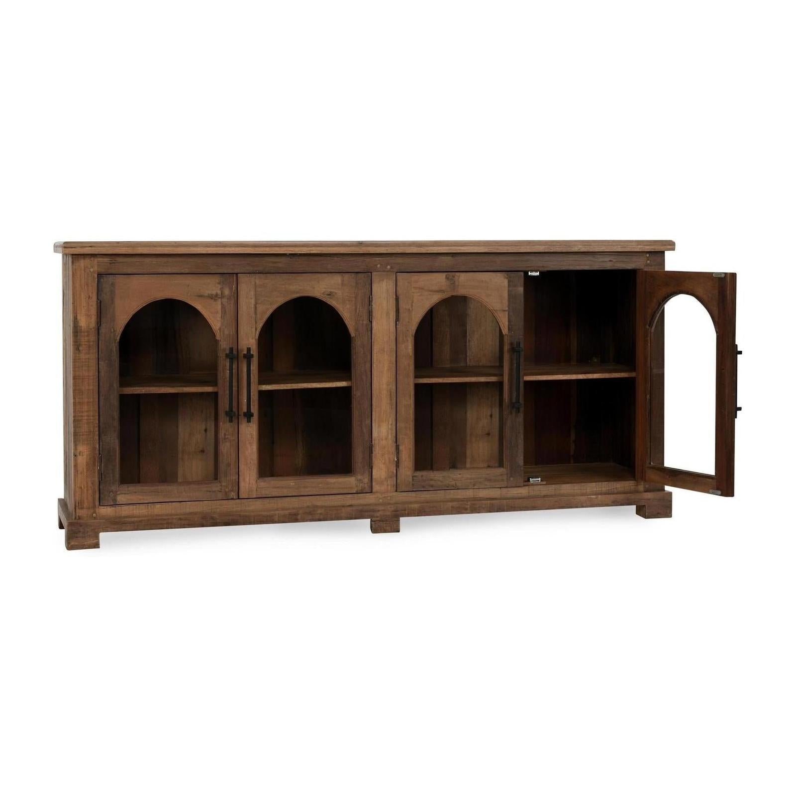 Classic Home Zion Reclaimed Wood 4 Door Cabinet