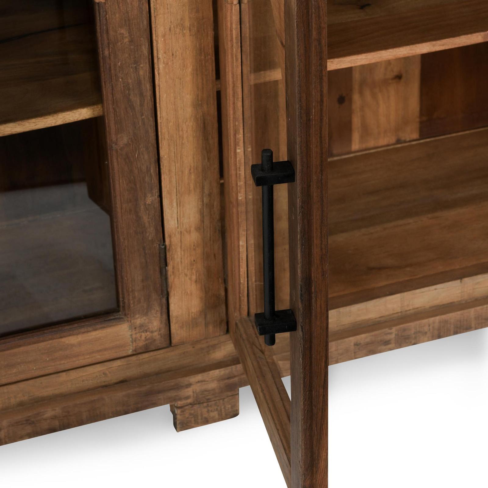 Classic Home Zion Reclaimed Wood 4 Door Cabinet