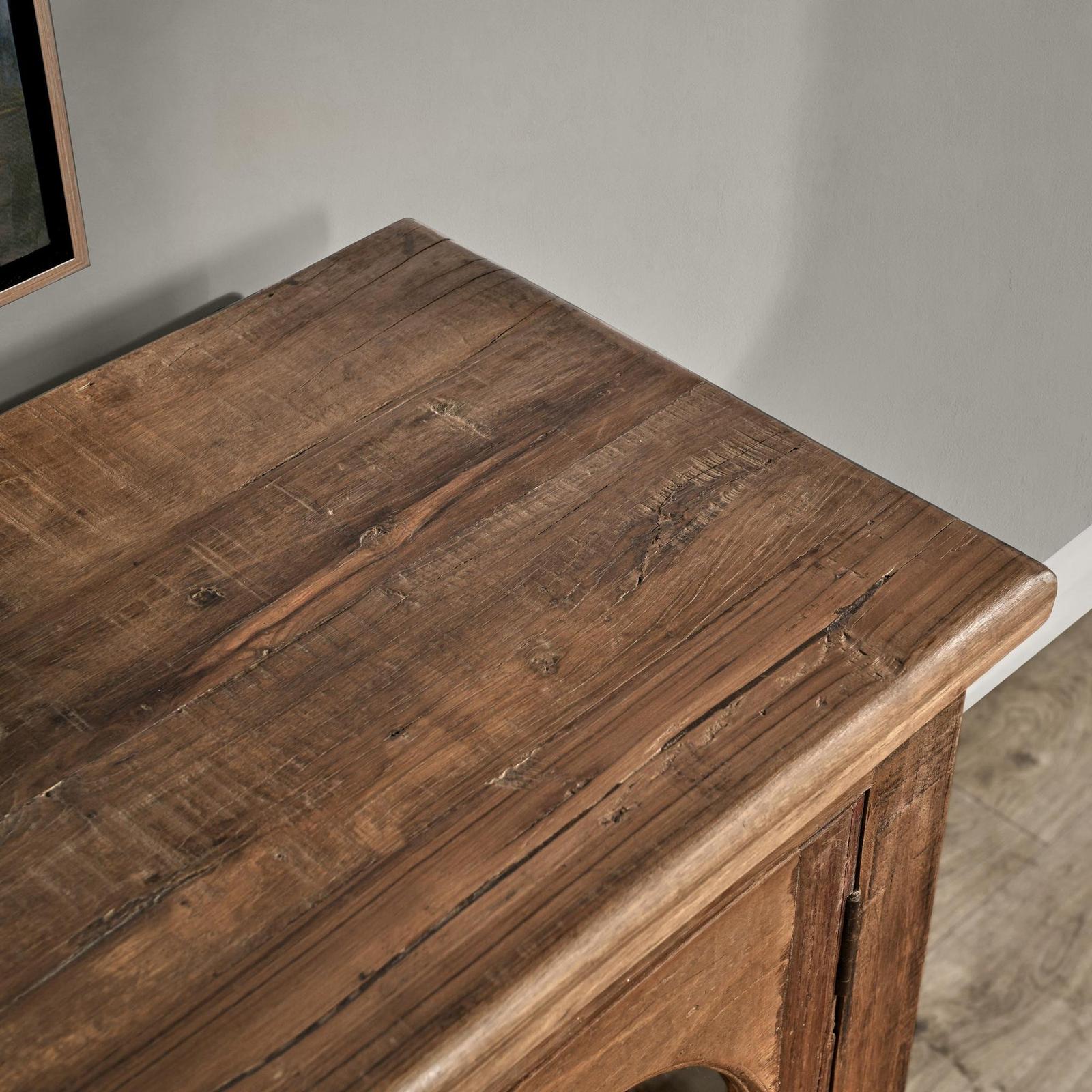 Classic Home Zion Reclaimed Wood 4 Door Cabinet