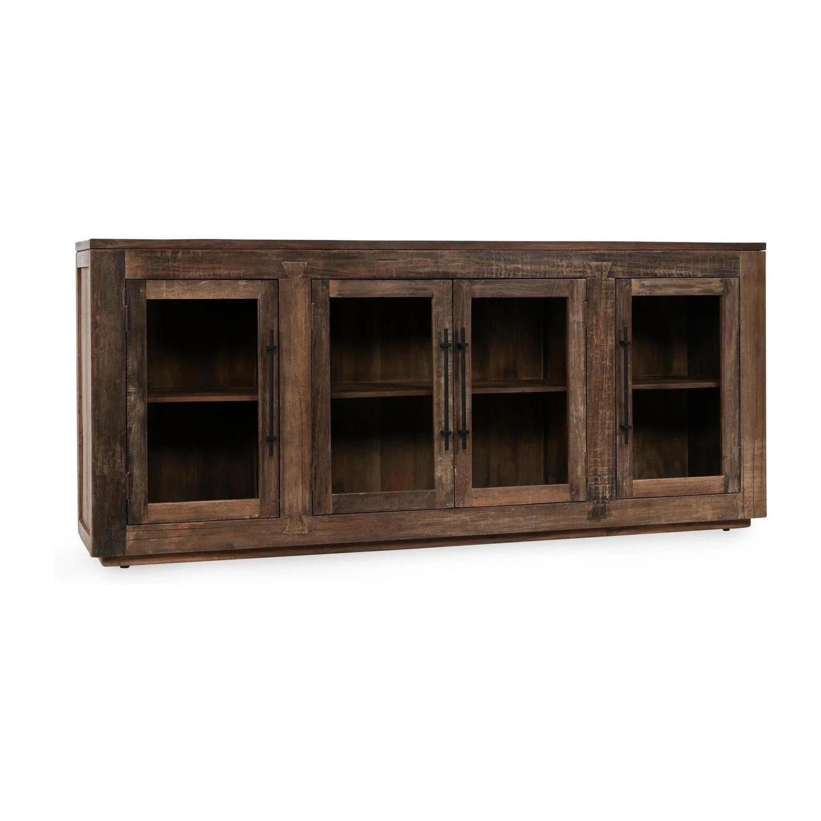 Classic Home Jett Reclaimed Wood 4 Door Cabinet