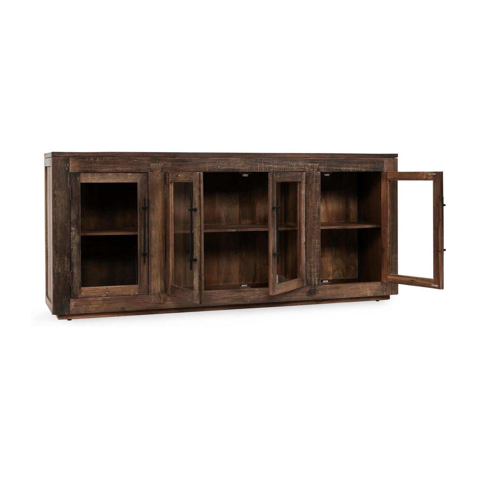 Classic Home Jett Reclaimed Wood 4 Door Cabinet
