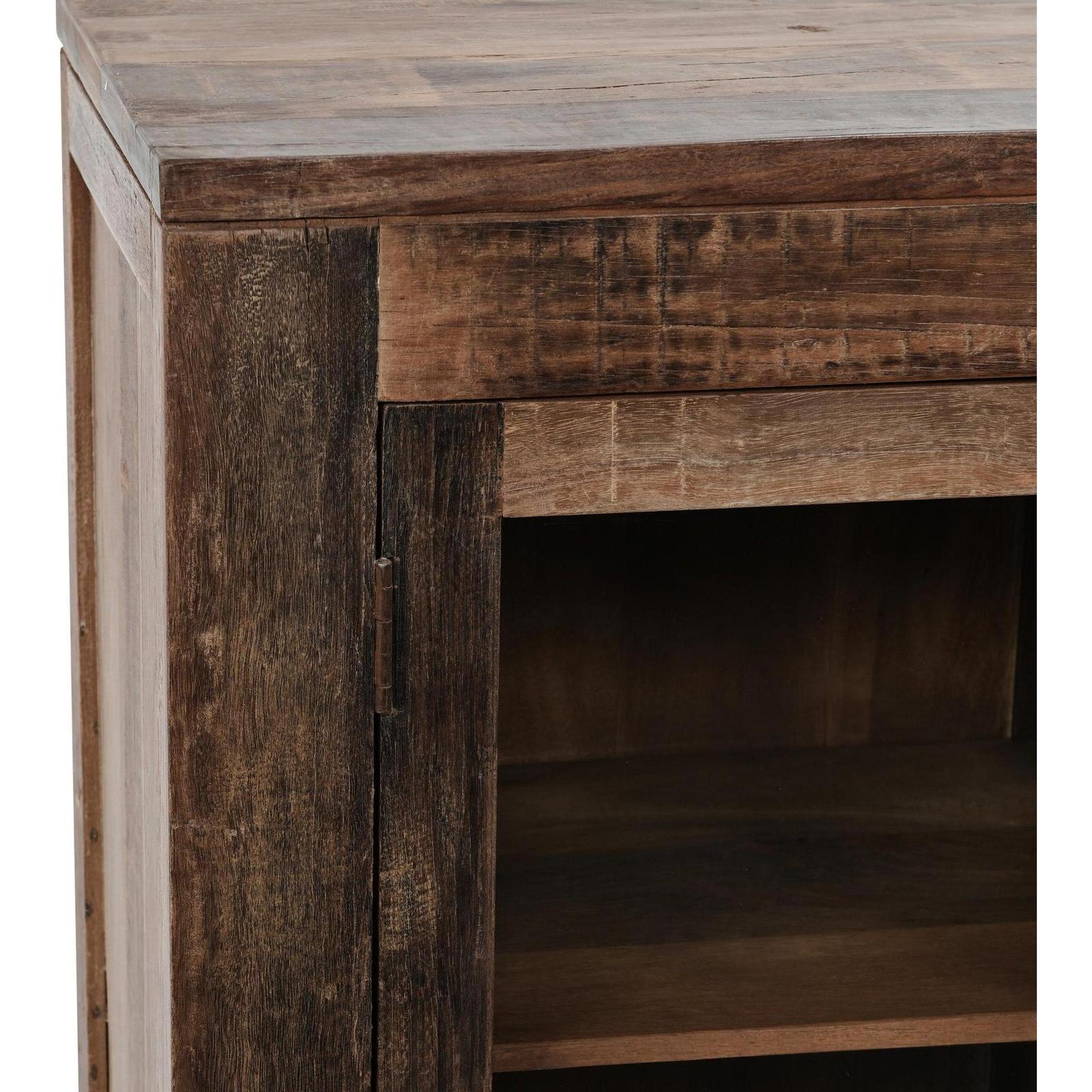 Classic Home Jett Reclaimed Wood 4 Door Cabinet