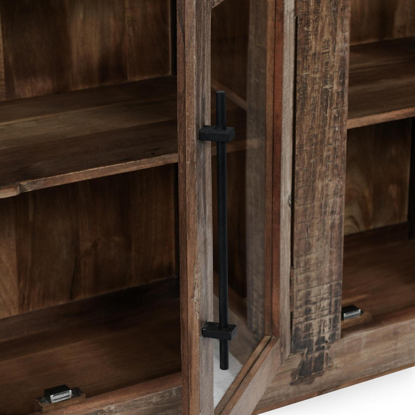 Classic Home Jett Reclaimed Wood 4 Door Cabinet