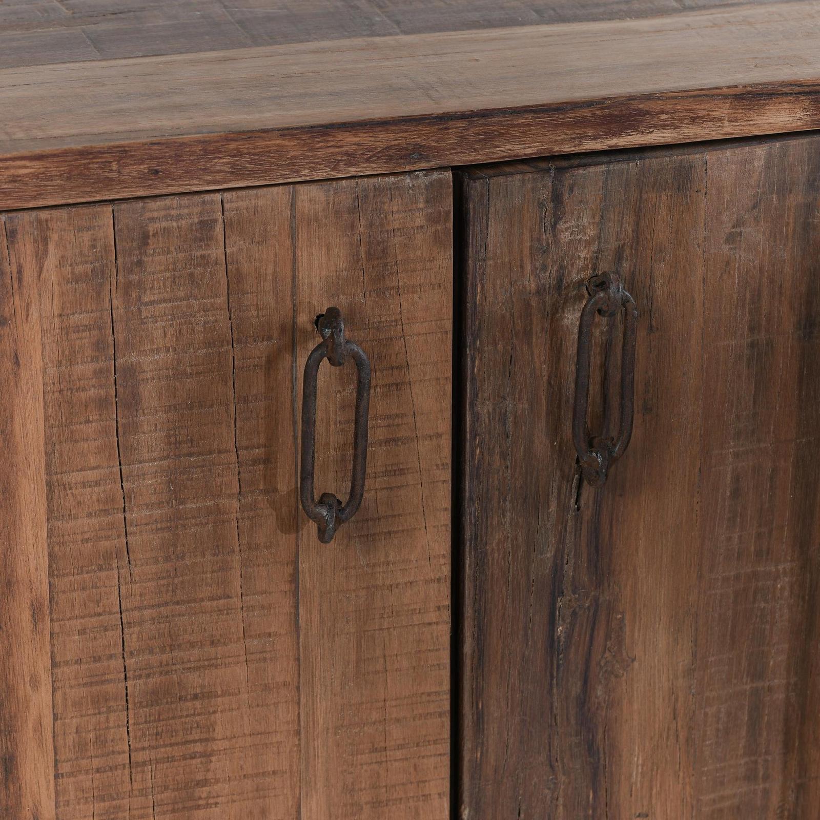 Classic Home Cleo Reclaimed Wood 6 Door Cabinet