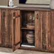 Classic Home Cleo Reclaimed Wood 6 Door Cabinet
