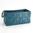 Global Views Azure Soft Woven Leather Basket