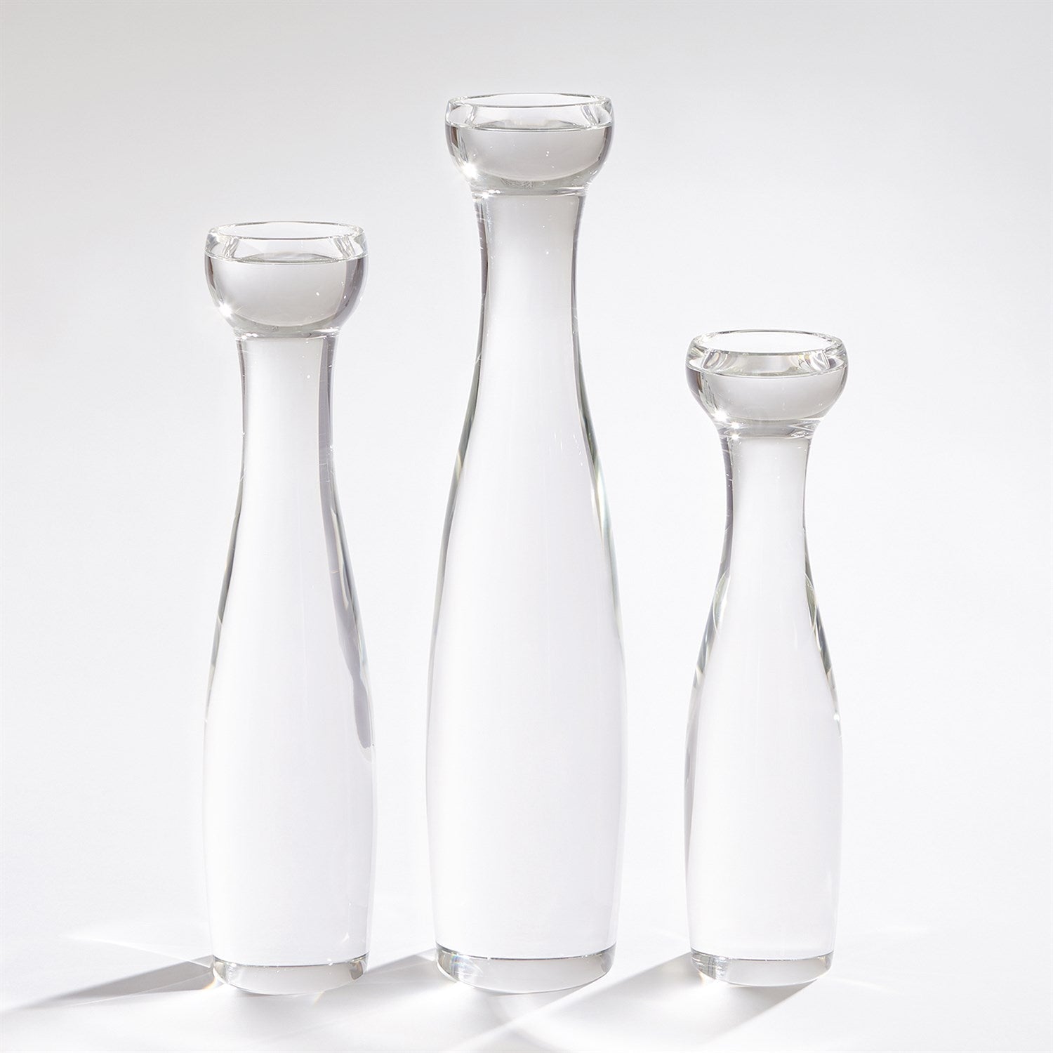 Global Views Modern Crystal Candleholder