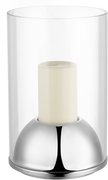 Christofle Oh De Christofle Stainless Steel Hurricane Candle Holder