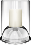 Christofle Oh De Christofle Stainless Steel Hurricane Candle Holder
