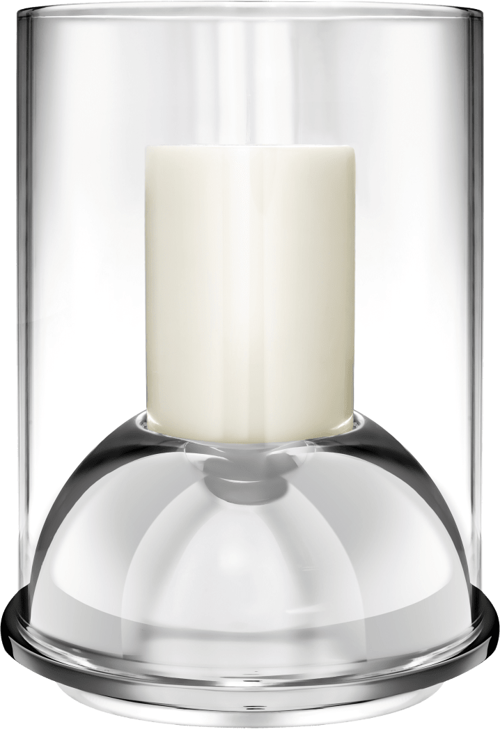 Christofle Oh De Christofle Stainless Steel Hurricane Candle Holder