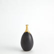 Global Views Dipped Golden Crackle Vase
