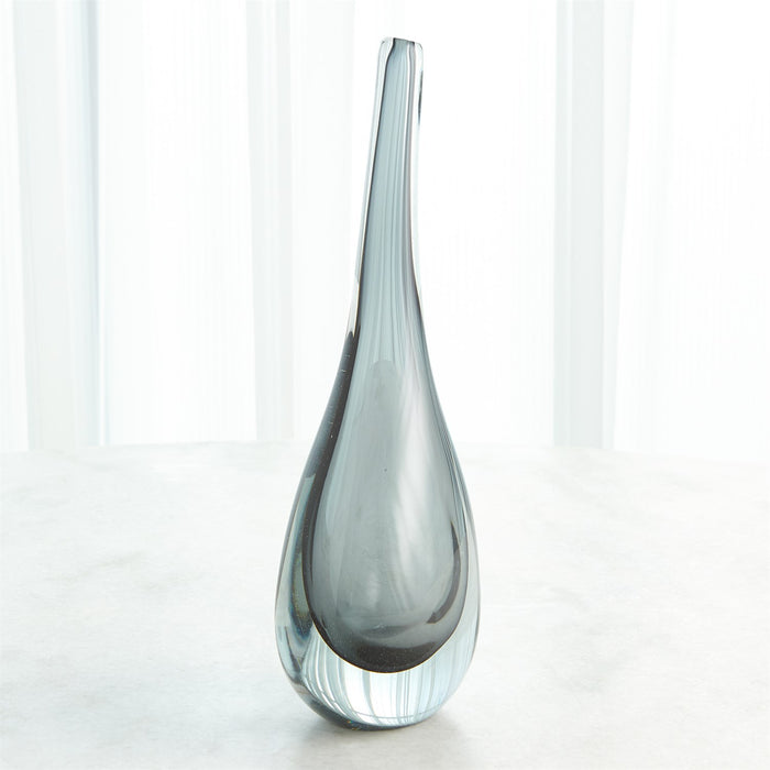 Global Views Stretched Neck Vase - Grey