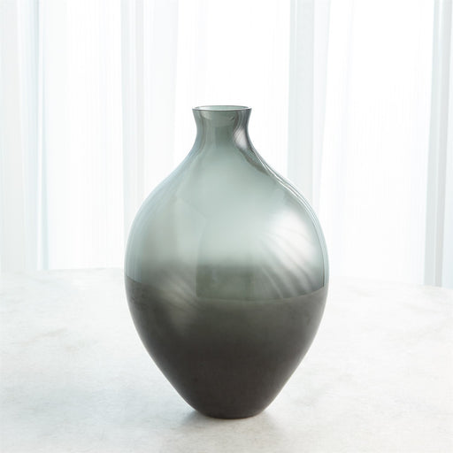 Global Views Grey Amphora Glass Vase