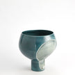 Global Views Azure Two Tone Pod Vase
